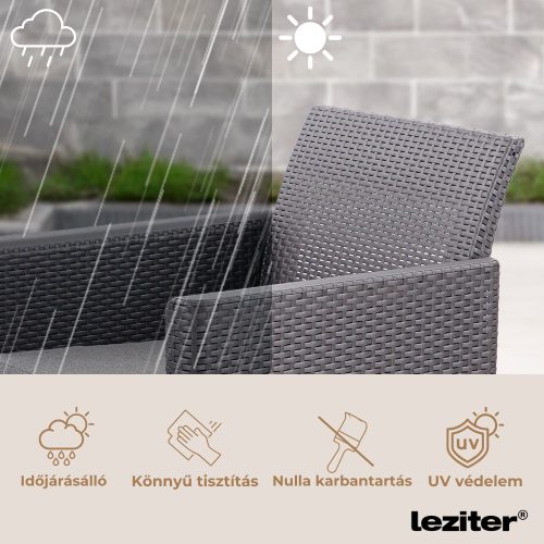 Claire duo műrattan kerti fotel