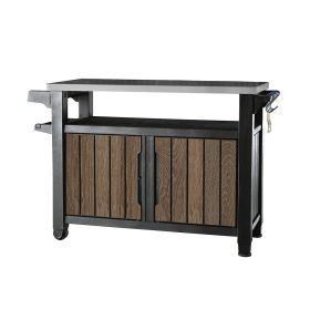 Decocoat unity műanyag xl kerti grill asztal 207l
