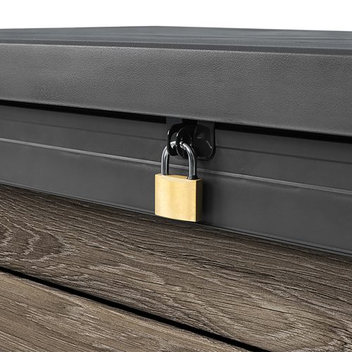 Decocoat műanyag kerti lád 380 l