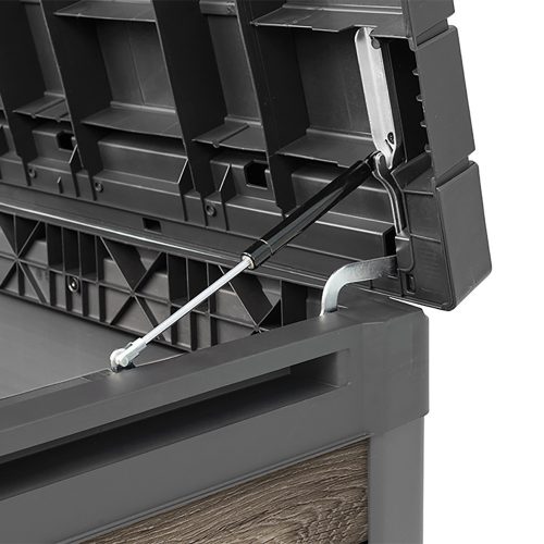 Decocoat műanyag kerti lád 380 l