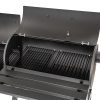 Faszenes kerti grillsütő füstölővel