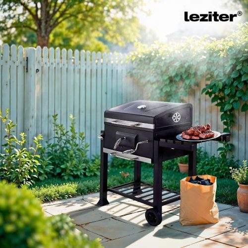 Multifunkciós faszenes kerti grillsütő