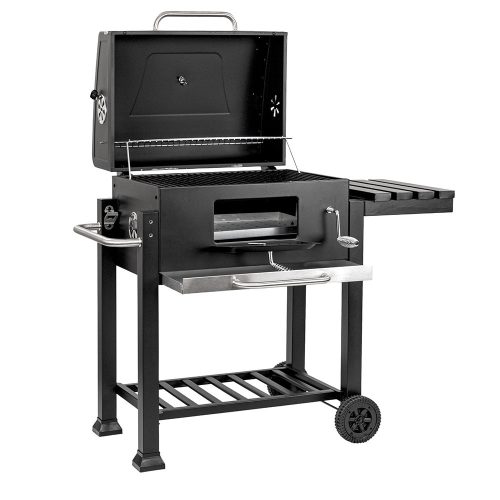 Multifunkciós faszenes kerti grillsütő