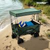Strandkocsi prémium tető zöld