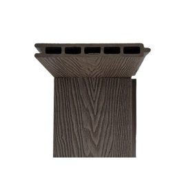 RM20-160 WPC zárt kerítésléc - sötétbarna