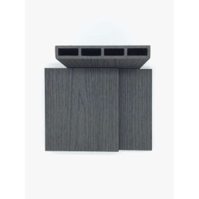 2D famintás WPC famintás kerítésléc - antracit