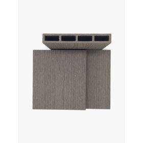 2D famintás famintás kerítésléc - sötétbarna