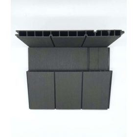 WPC zárt kerítésléc - antracit