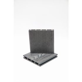 3D famintás WPC teraszburkolat rendszer - világosszürke