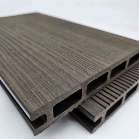 3D famintás WPC teraszburkolat - kávébarna